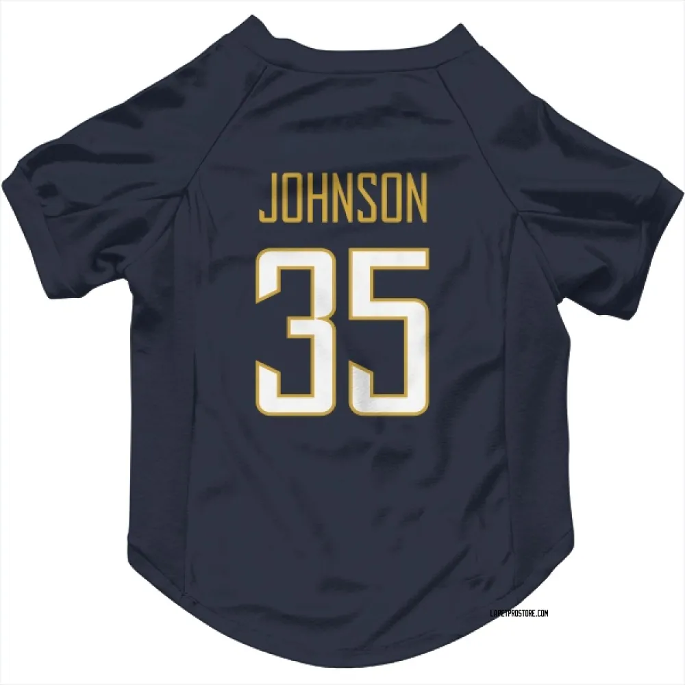 Los Angeles Chargers Amar Johnson Navy Pet Jersey for Dog & Cat