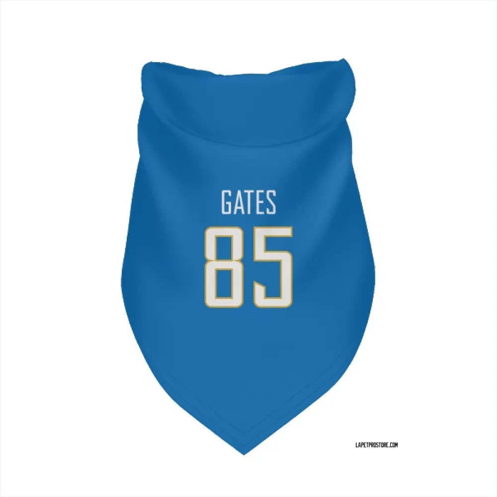 Los Angeles Chargers Antonio Gates Powder Blue Pet Bandana for Dog & Cat