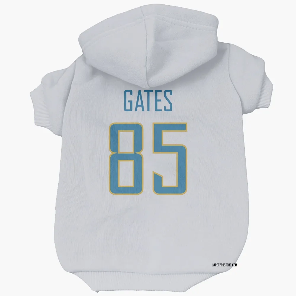 Los Angeles Chargers Antonio Gates White Pet Hoodie for Dog & Cat