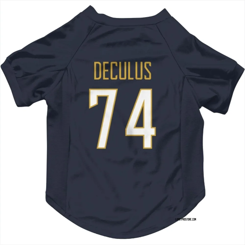 Los Angeles Chargers Austin Deculus Navy Pet Jersey for Dog & Cat