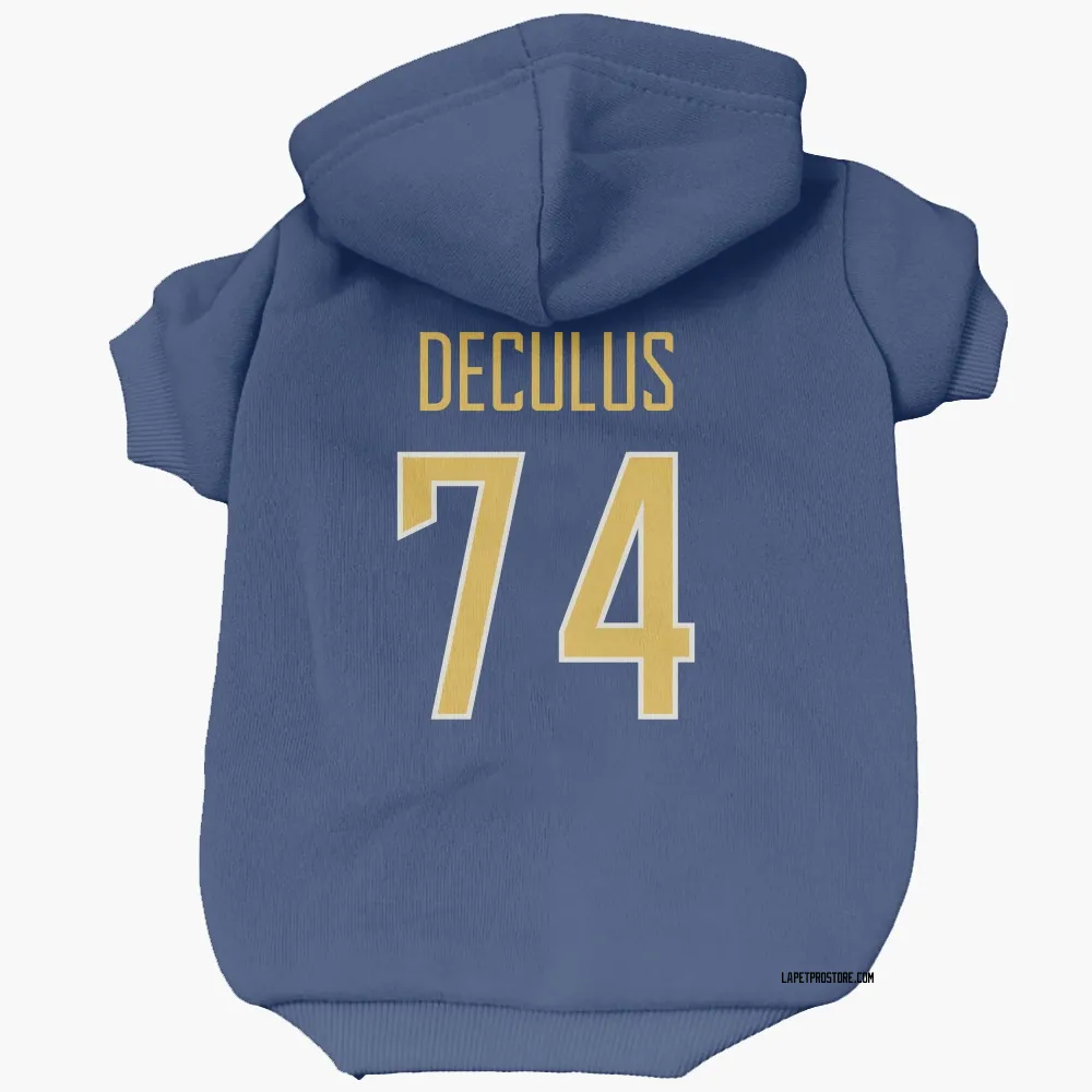 Los Angeles Chargers Austin Deculus Royal Gold Pet Hoodie for Dog & Cat