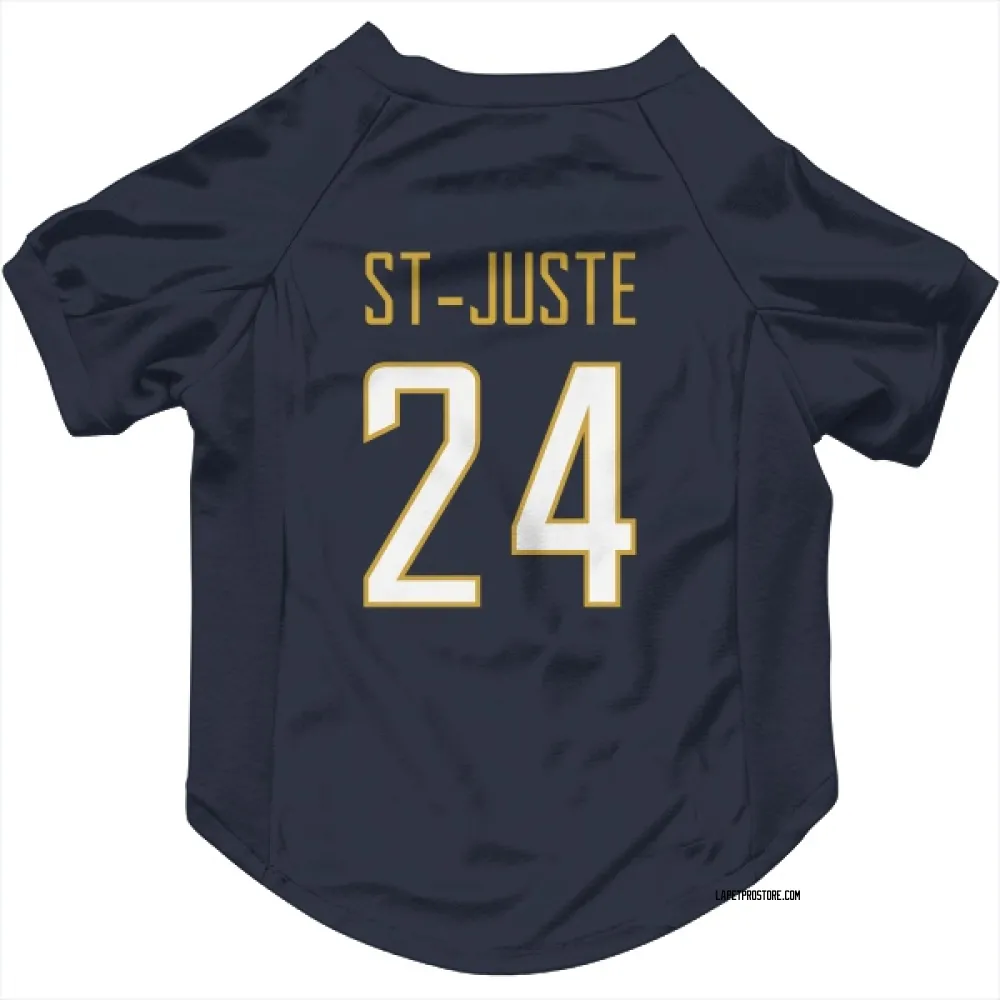 Los Angeles Chargers Benjamin St-Juste Navy Pet Jersey for Dog & Cat