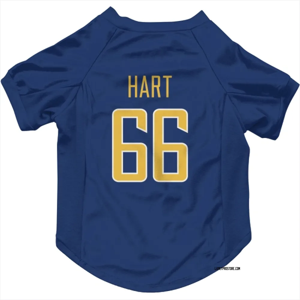Los Angeles Chargers Bobby Hart Royal Gold Pet Jersey for Dog & Cat
