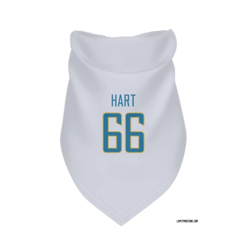 Los Angeles Chargers Bobby Hart White Pet Bandana for Dog & Cat