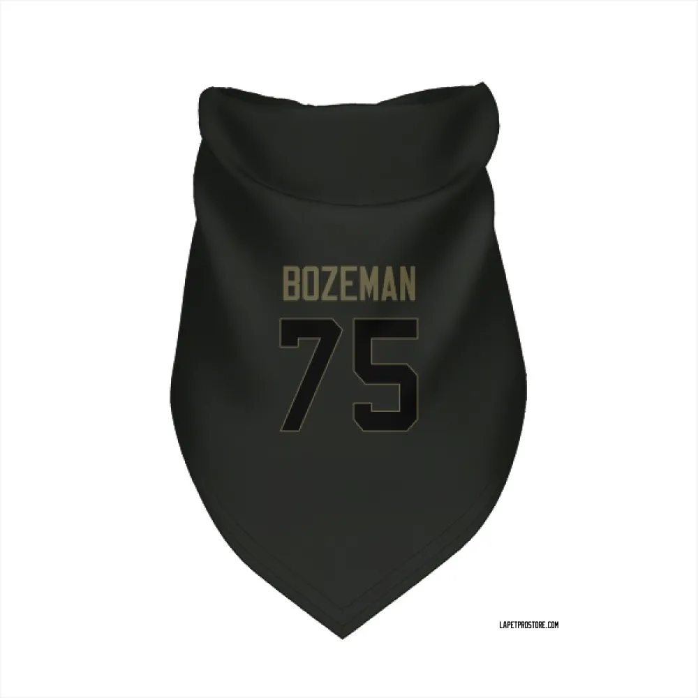 Los Angeles Chargers Bradley Bozeman Black Service Pet Bandana for Dog & Cat