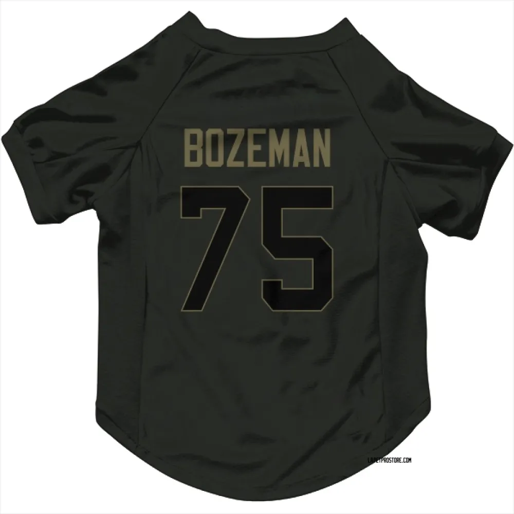 Los Angeles Chargers Bradley Bozeman Black Service Pet Jersey for Dog & Cat