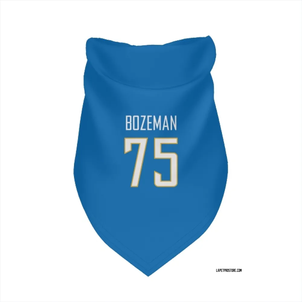 Los Angeles Chargers Bradley Bozeman Powder Blue Pet Bandana for Dog & Cat