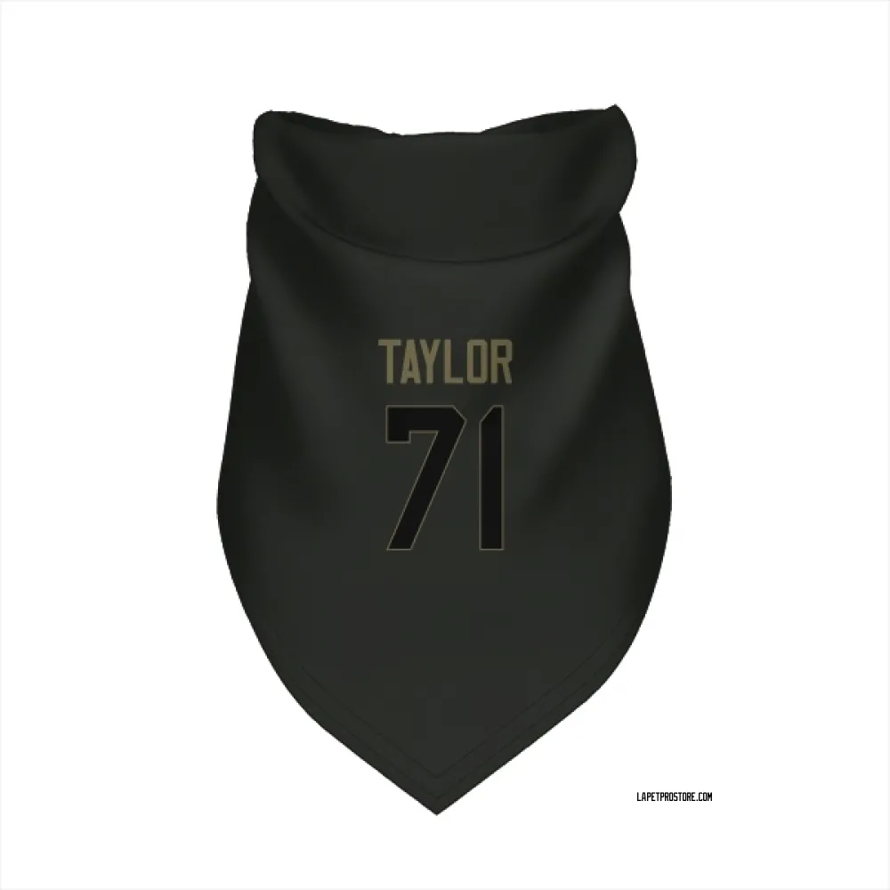 Los Angeles Chargers Branson Taylor Black Service Pet Bandana for Dog & Cat