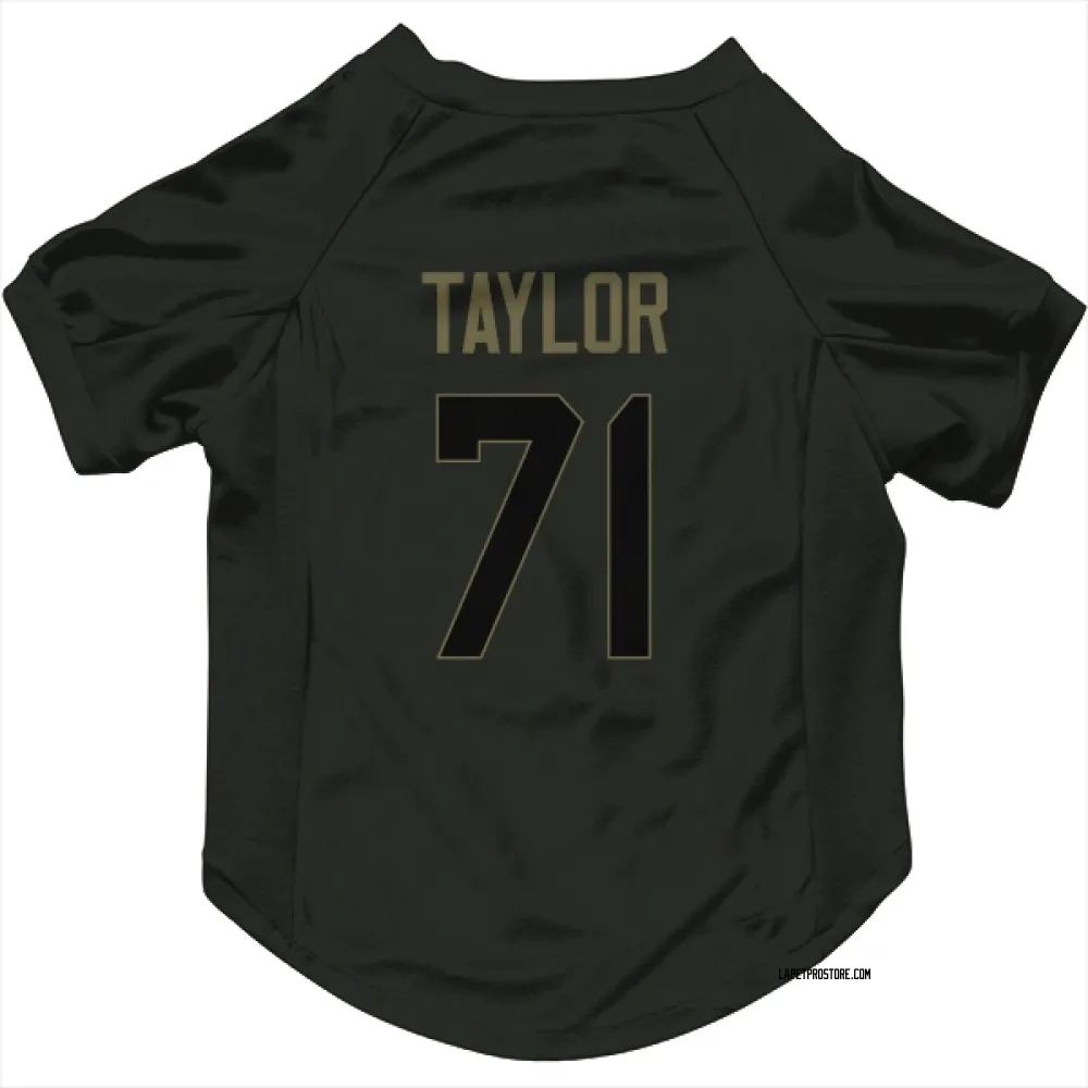 Los Angeles Chargers Branson Taylor Black Service Pet Jersey for Dog & Cat