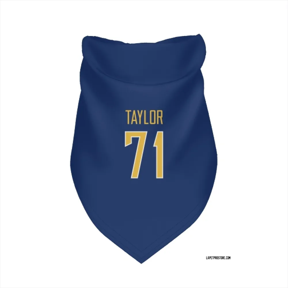 Los Angeles Chargers Branson Taylor Royal Gold Pet Bandana for Dog & Cat