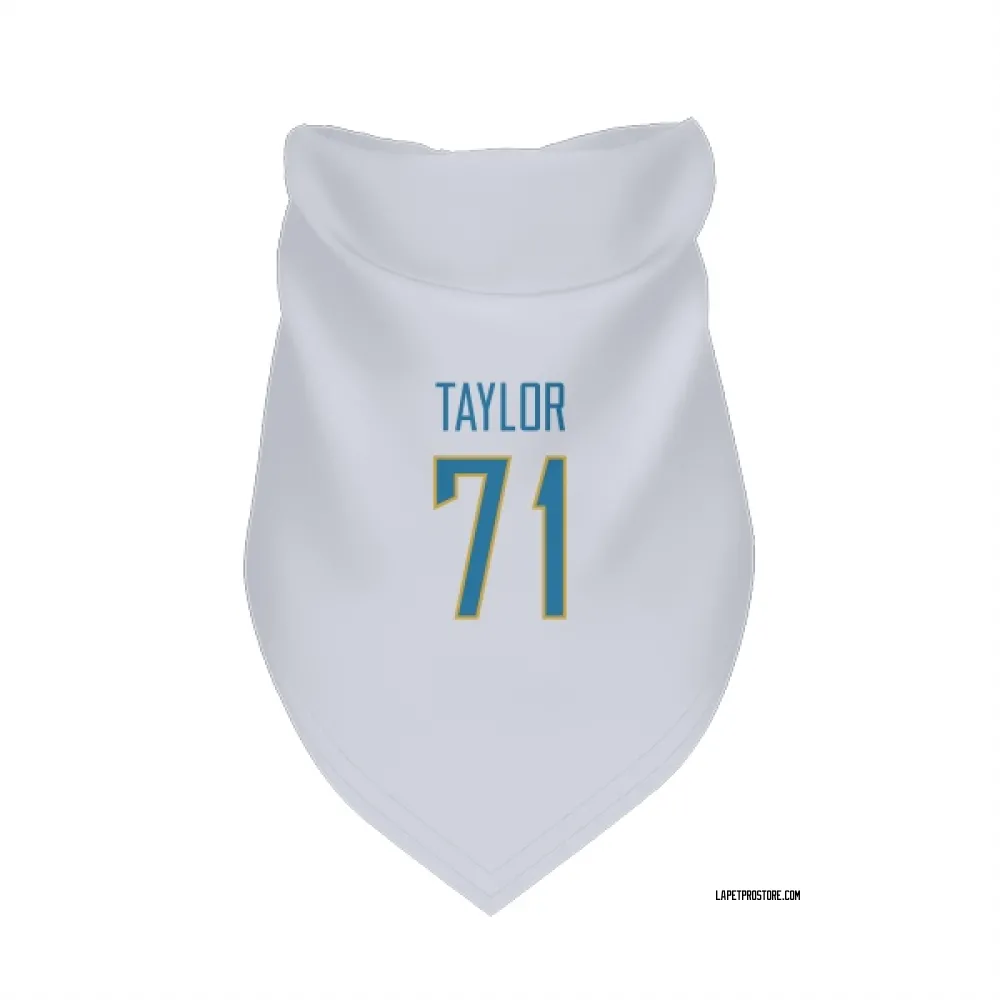 Los Angeles Chargers Branson Taylor White Pet Bandana for Dog & Cat