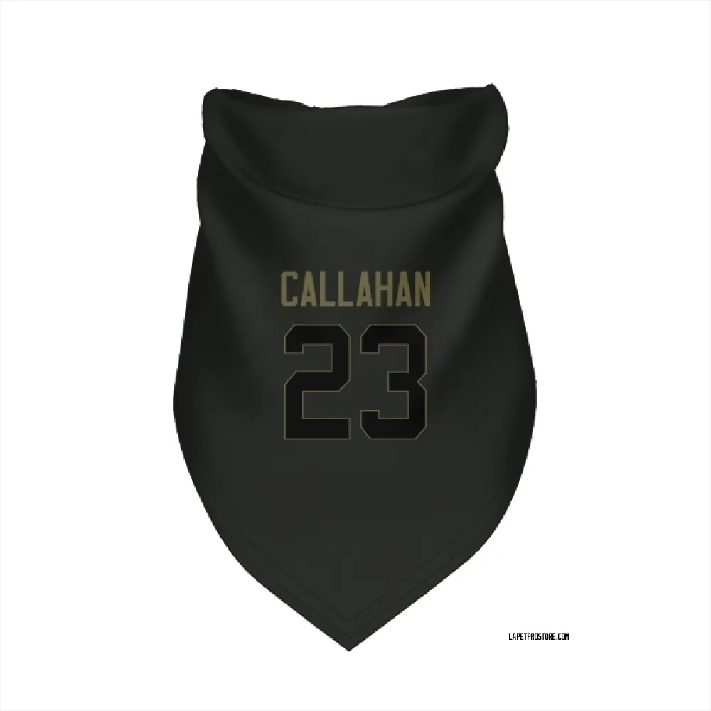 Los Angeles Chargers Bryce Callahan Black Service Pet Bandana for Dog & Cat