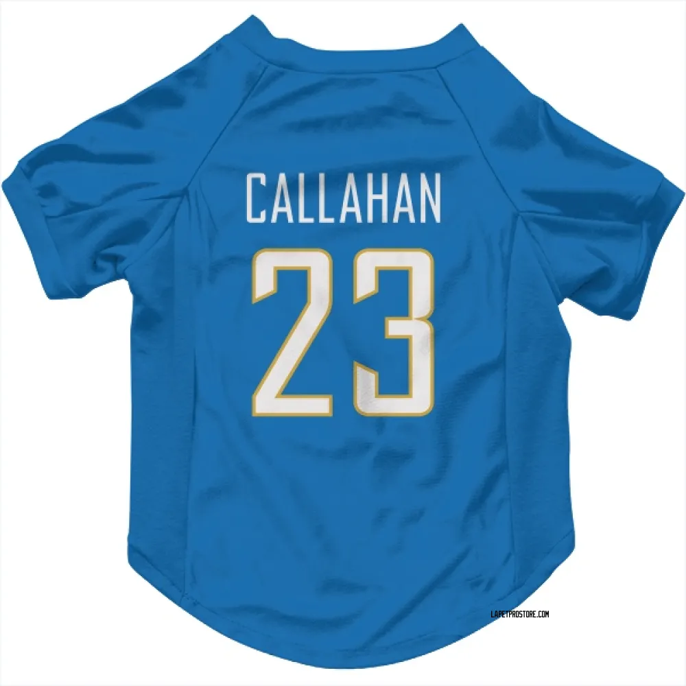 Los Angeles Chargers Bryce Callahan Powder Blue Pet Jersey for Dog & Cat