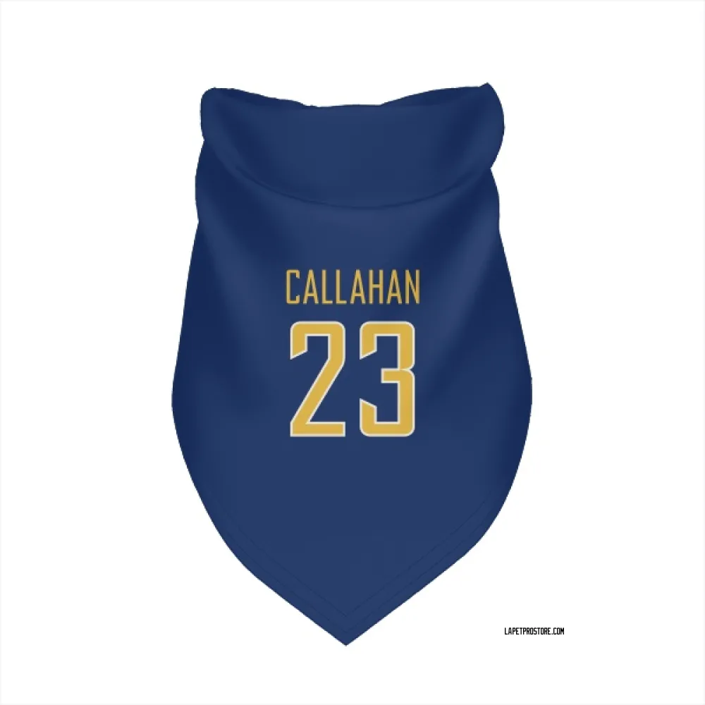 Los Angeles Chargers Bryce Callahan Royal Gold Pet Bandana for Dog & Cat