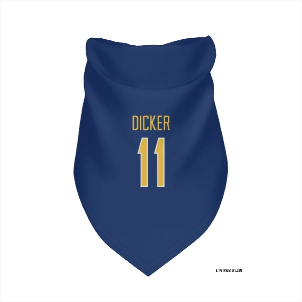 Los Angeles Chargers Cameron Dicker Royal Gold Pet Bandana for Dog & Cat