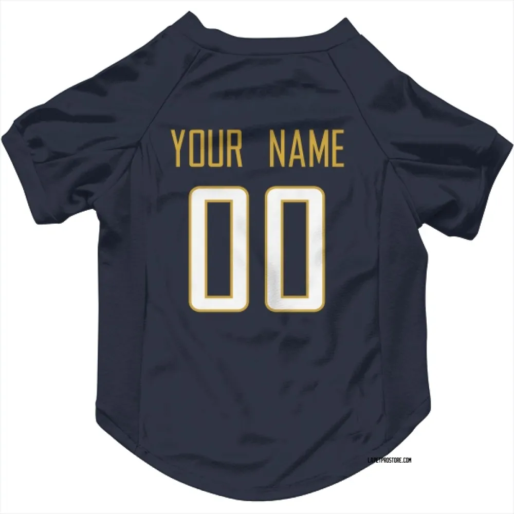 Los Angeles Chargers Custom Navy Pet Jersey for Dog & Cat