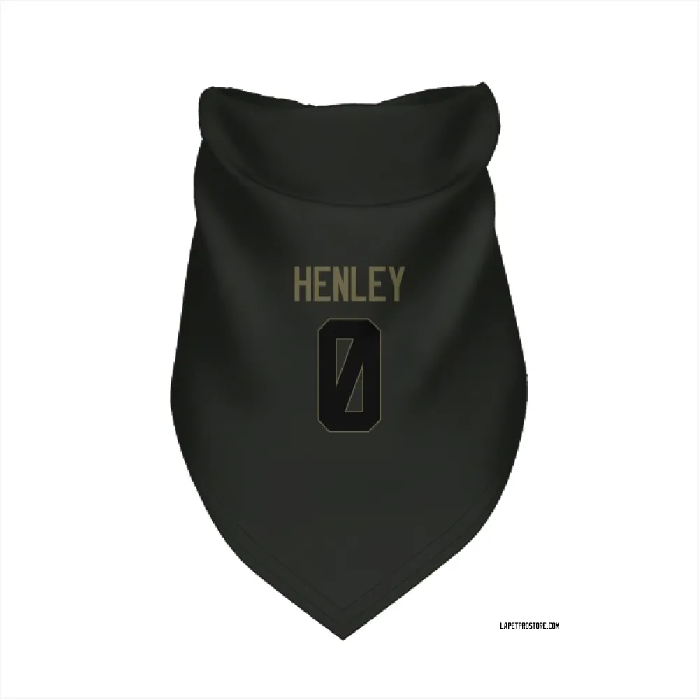 Los Angeles Chargers Daiyan Henley Black Service Pet Bandana for Dog & Cat