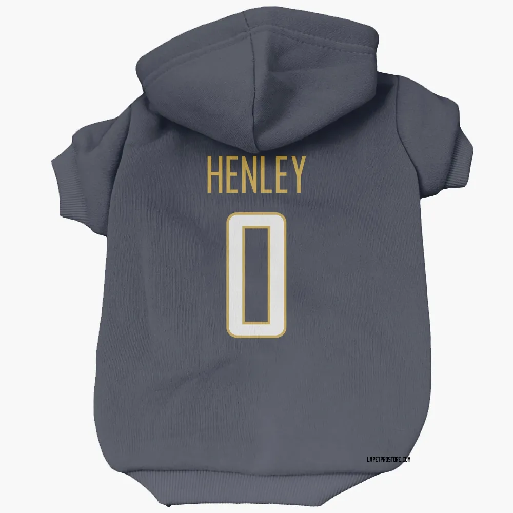 Los Angeles Chargers Daiyan Henley Navy Pet Hoodie for Dog & Cat