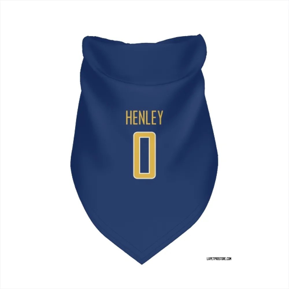 Los Angeles Chargers Daiyan Henley Royal Gold Pet Bandana for Dog & Cat