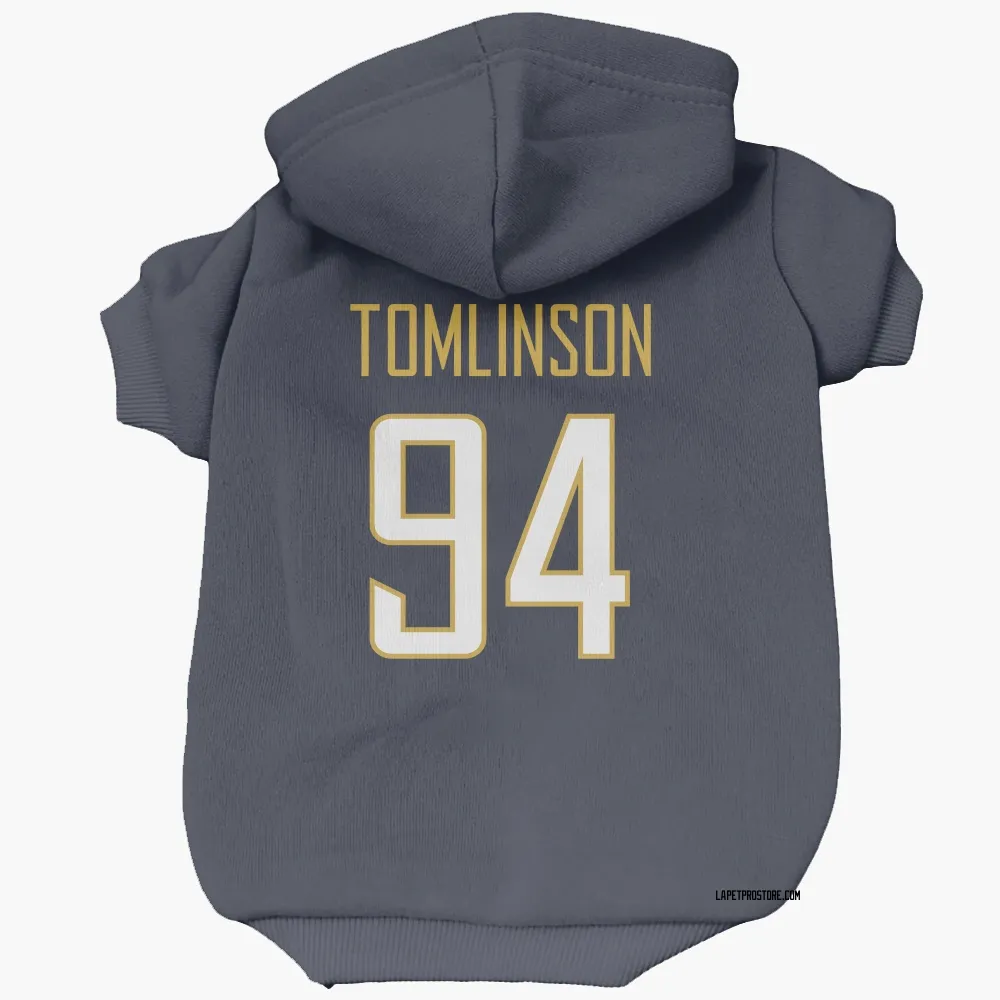 Los Angeles Chargers Dalvin Tomlinson Navy Pet Hoodie for Dog & Cat