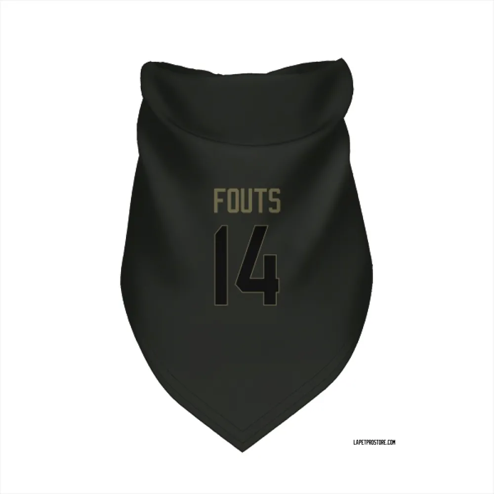 Los Angeles Chargers Dan Fouts Black Service Pet Bandana for Dog & Cat