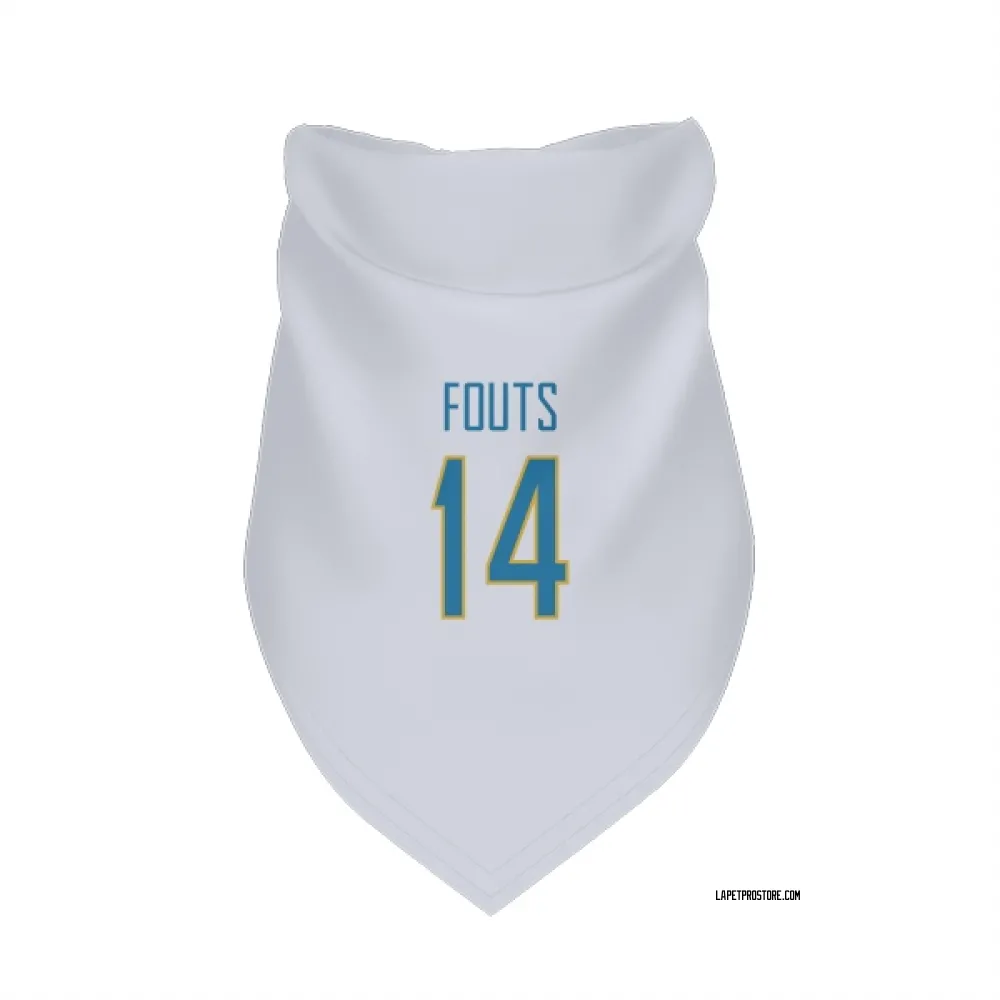 Los Angeles Chargers Dan Fouts White Pet Bandana for Dog & Cat