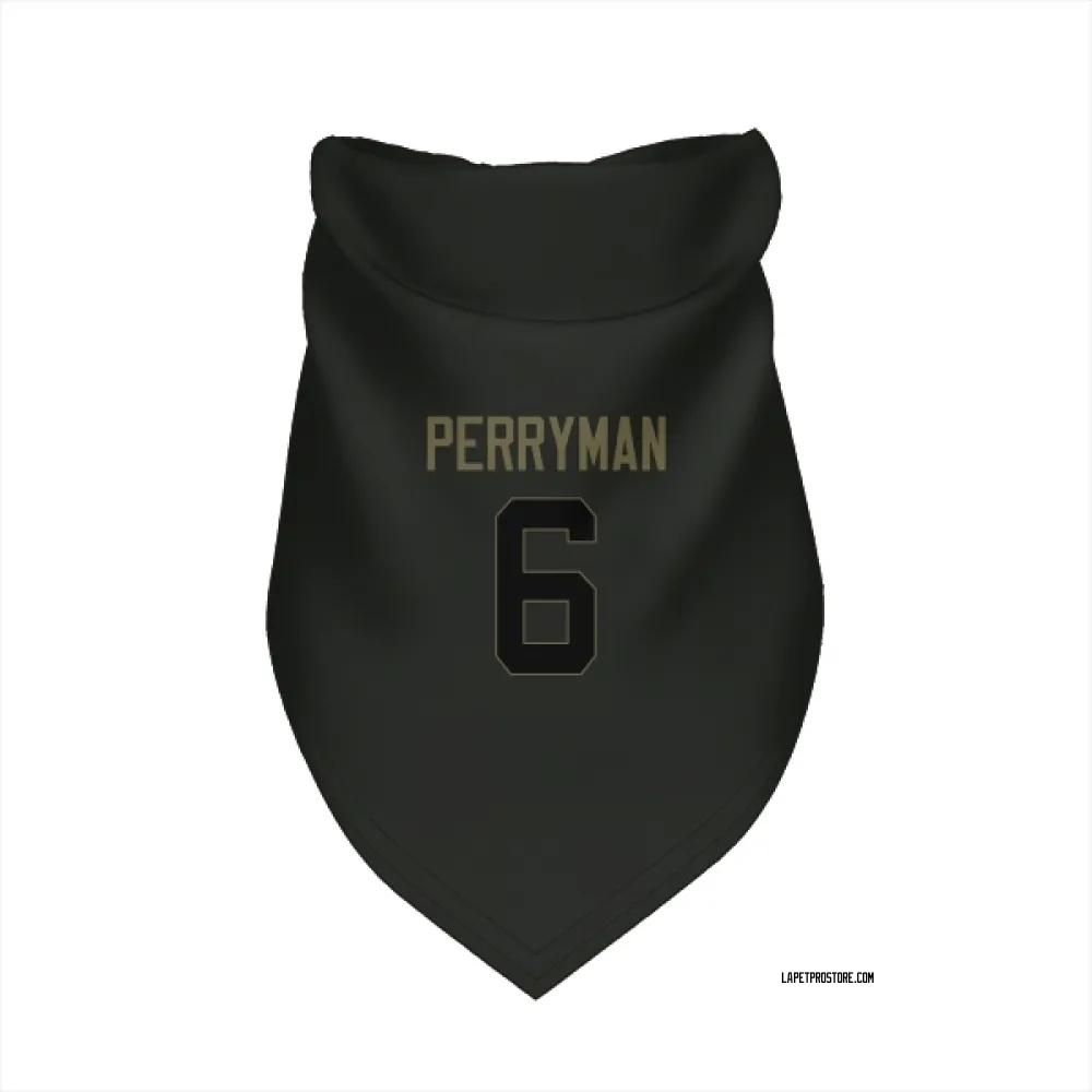 Los Angeles Chargers Denzel Perryman Black Service Pet Bandana for Dog & Cat