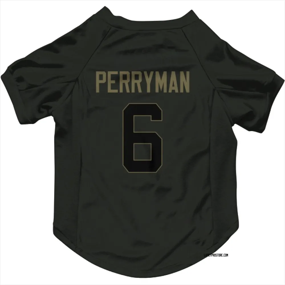 Los Angeles Chargers Denzel Perryman Black Service Pet Jersey for Dog & Cat