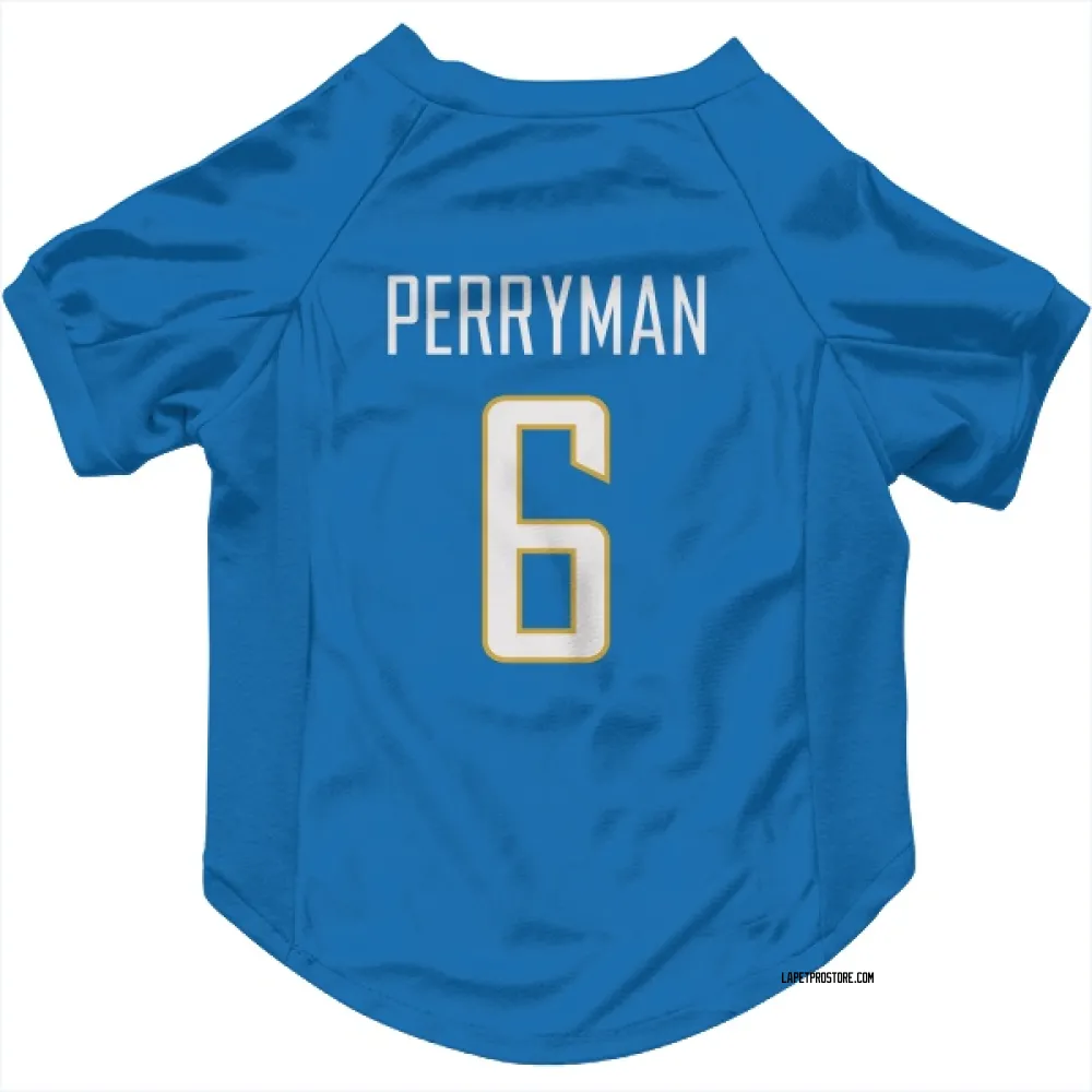 Los Angeles Chargers Denzel Perryman Powder Blue Pet Jersey for Dog & Cat