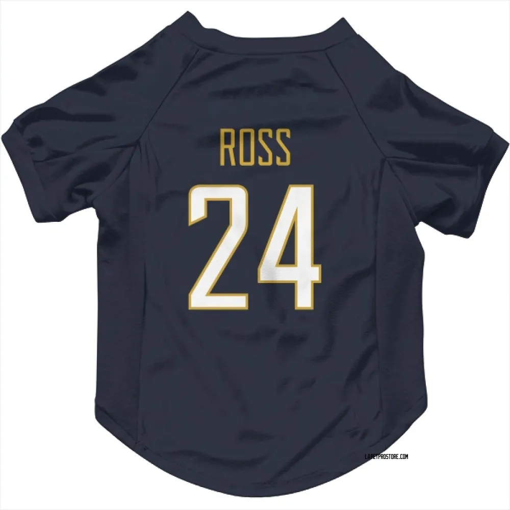 Los Angeles Chargers Devonte Ross Navy Pet Jersey for Dog & Cat