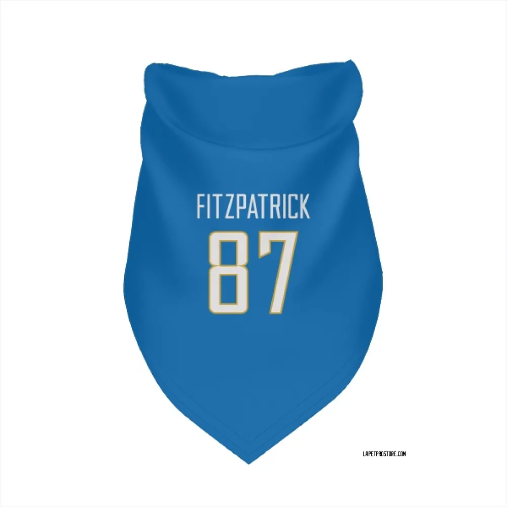 Los Angeles Chargers Dez Fitzpatrick Powder Blue Pet Bandana for Dog & Cat