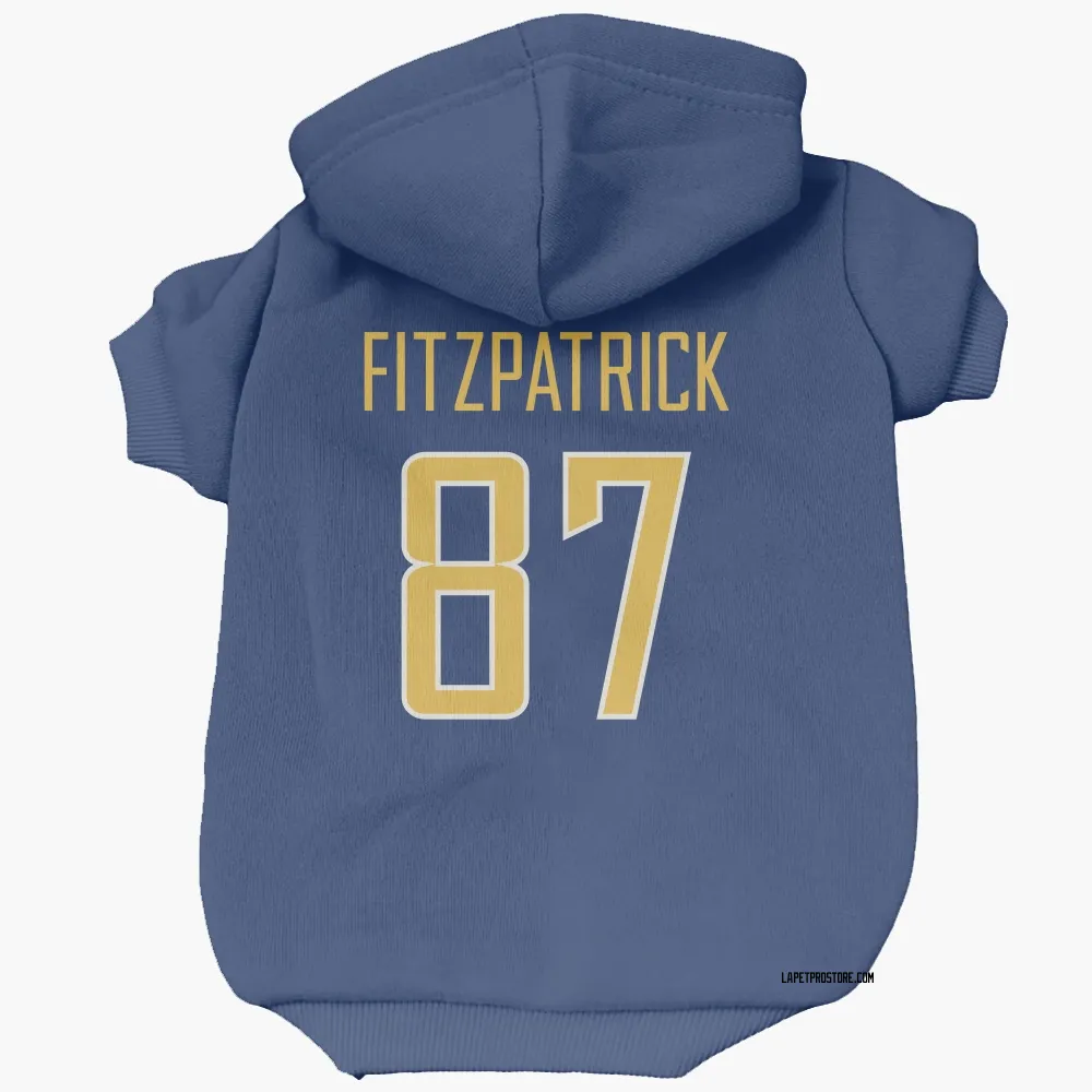 Los Angeles Chargers Dez Fitzpatrick Royal Gold Pet Hoodie for Dog & Cat