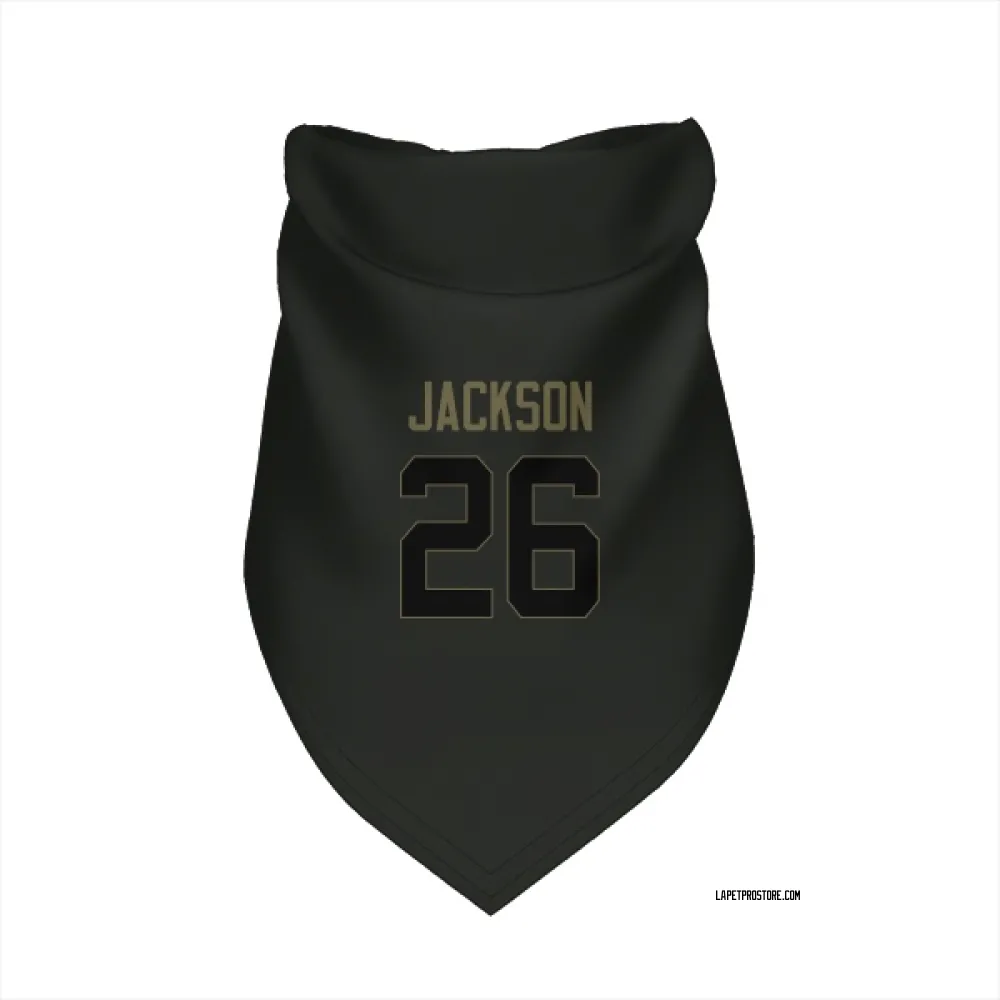 Los Angeles Chargers Donte Jackson Black Service Pet Bandana for Dog & Cat