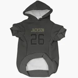 Los Angeles Chargers Donte Jackson Black Service Pet Hoodie for Dog & Cat
