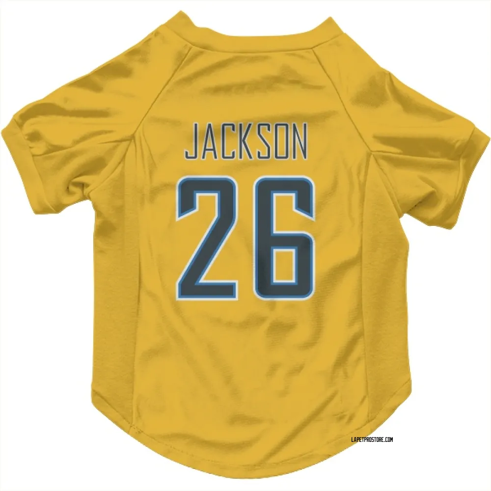 Los Angeles Chargers Donte Jackson Gold Pet Jersey for Dog & Cat