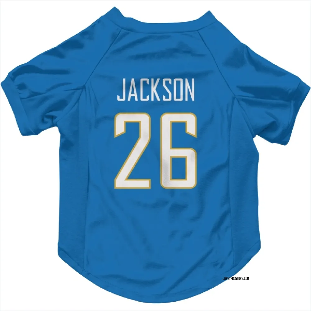 Los Angeles Chargers Donte Jackson Powder Blue Pet Jersey for Dog & Cat