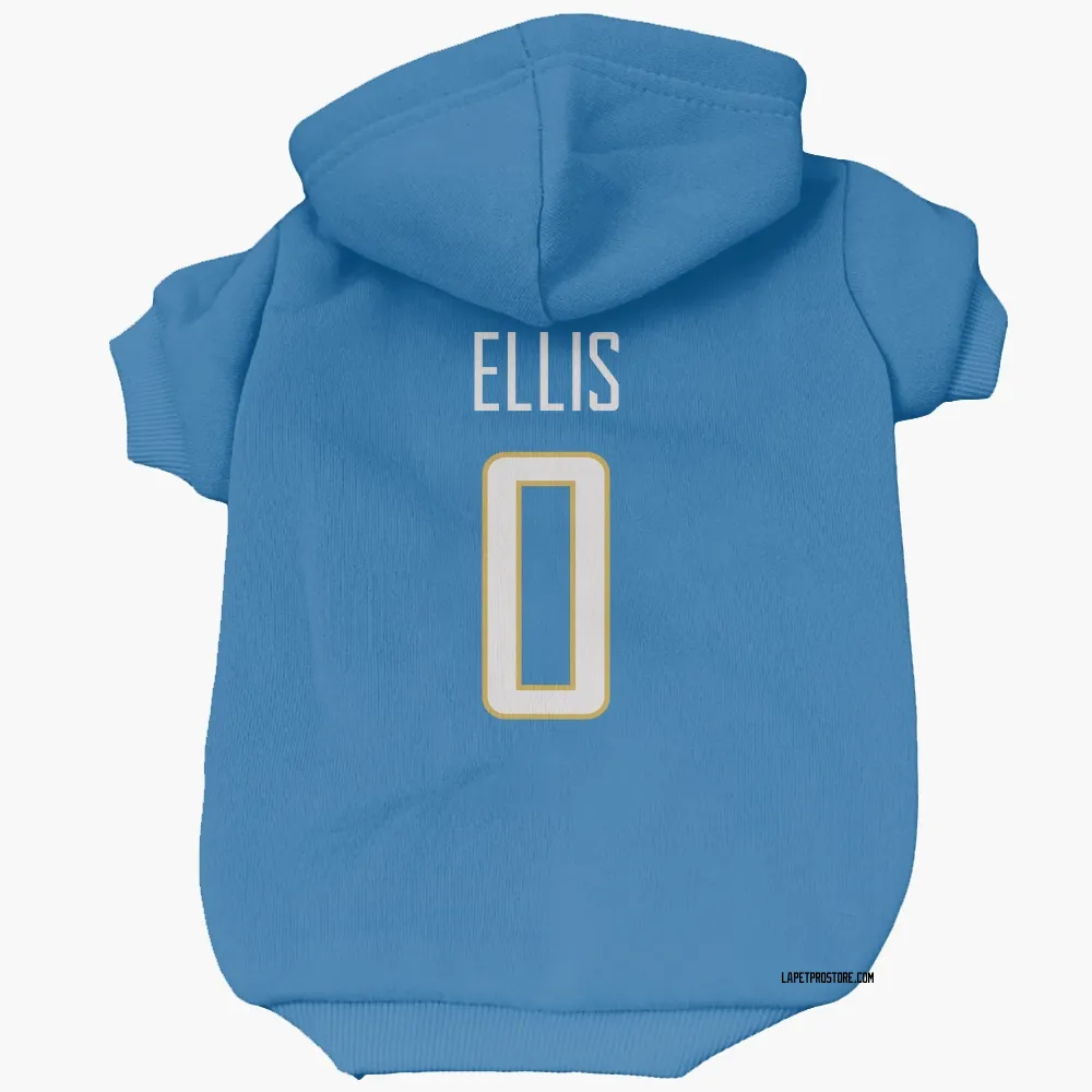 Los Angeles Chargers Elijah Ellis Powder Blue Pet Hoodie for Dog & Cat