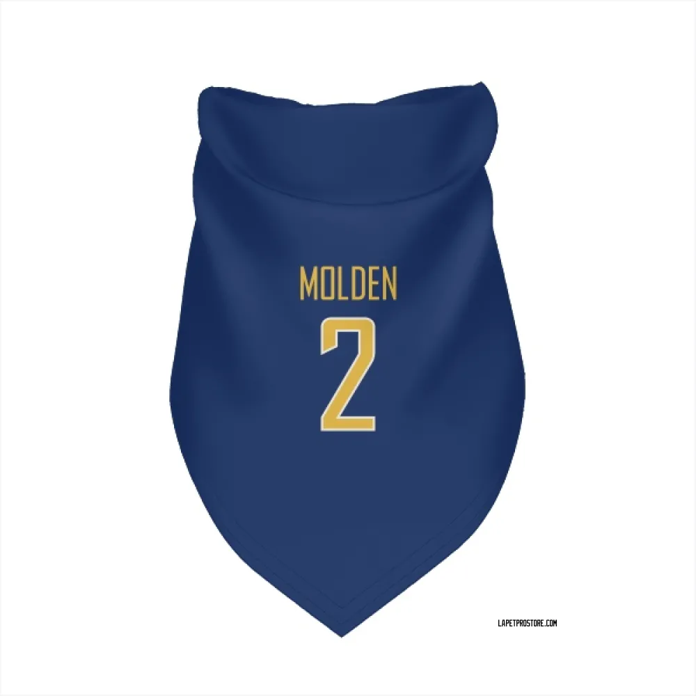 Los Angeles Chargers Elijah Molden Royal Gold Pet Bandana for Dog & Cat