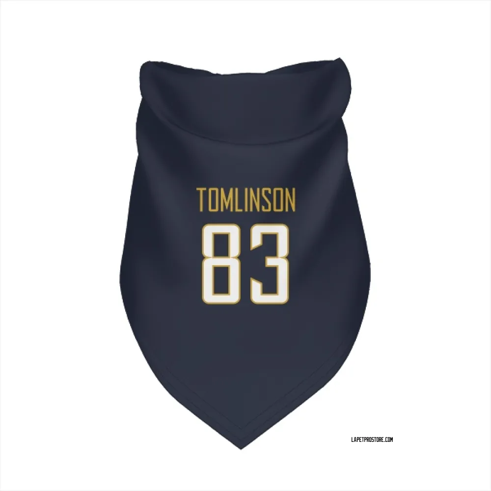 Los Angeles Chargers Eric Tomlinson Navy Pet Bandana for Dog & Cat