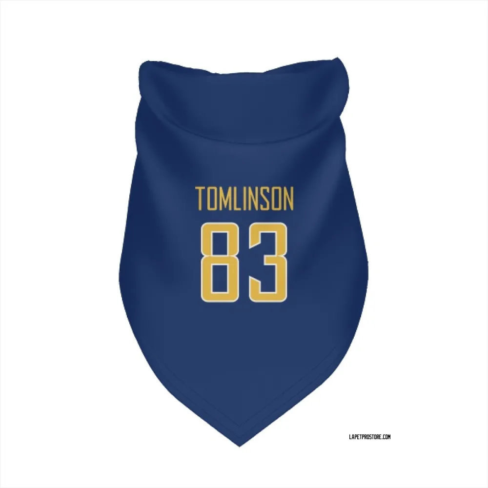 Los Angeles Chargers Eric Tomlinson Royal Gold Pet Bandana for Dog & Cat