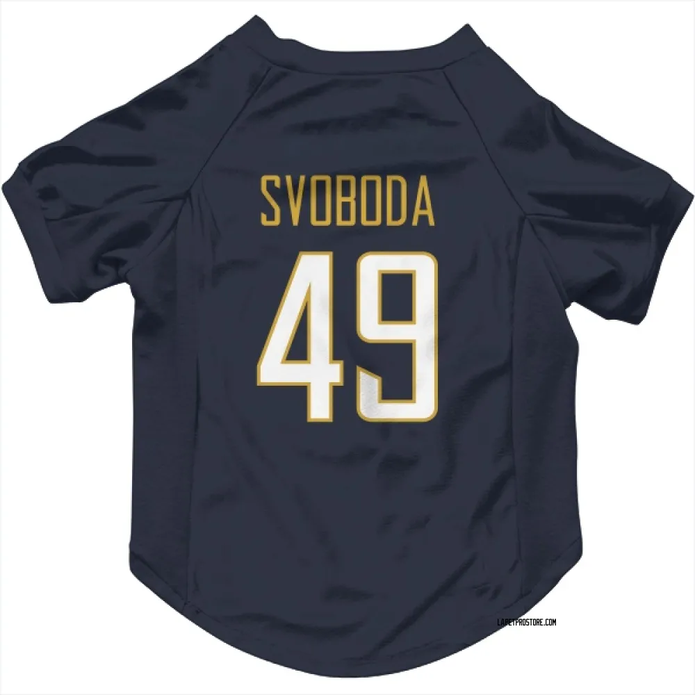 Los Angeles Chargers Evan Svoboda Navy Pet Jersey for Dog & Cat