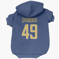 Los Angeles Chargers Evan Svoboda Royal Gold Pet Hoodie for Dog & Cat
