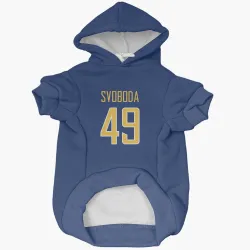 Los Angeles Chargers Evan Svoboda Royal Gold Pet Hoodie for Dog & Cat