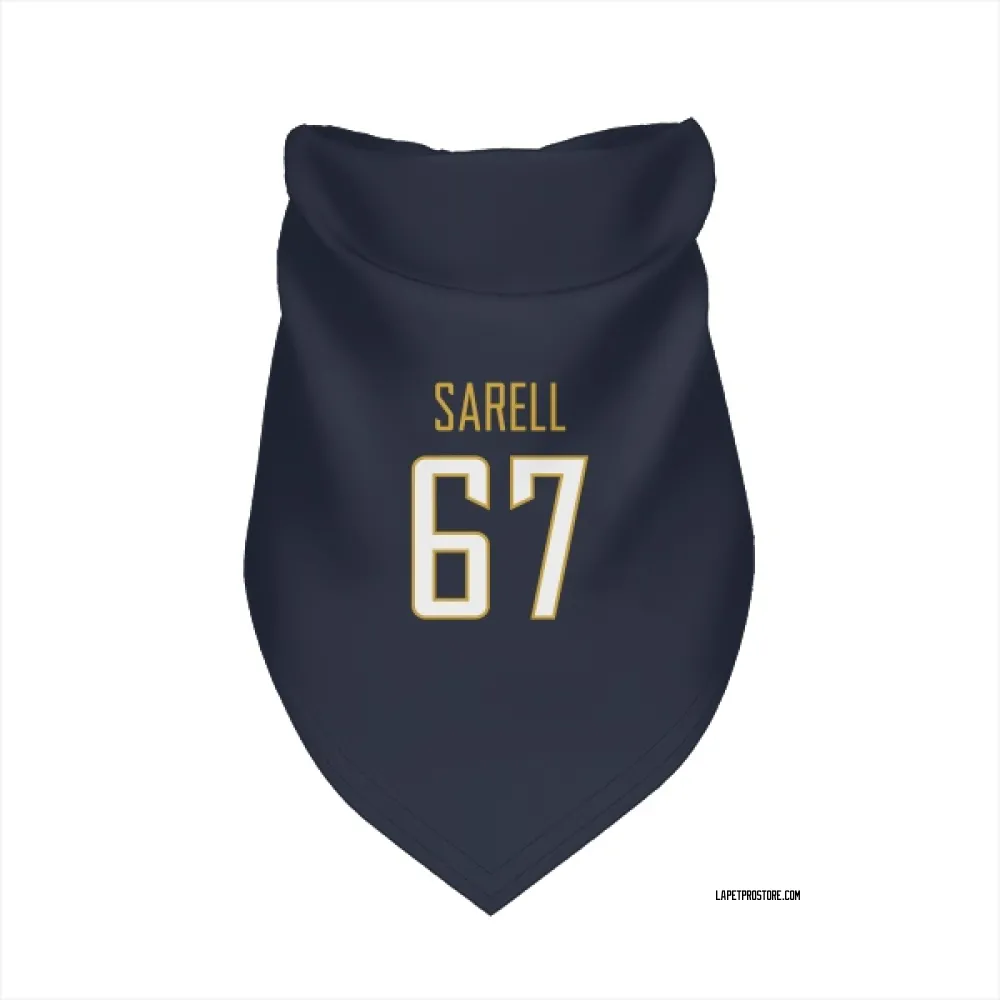 Los Angeles Chargers Foster Sarell Navy Pet Bandana for Dog & Cat