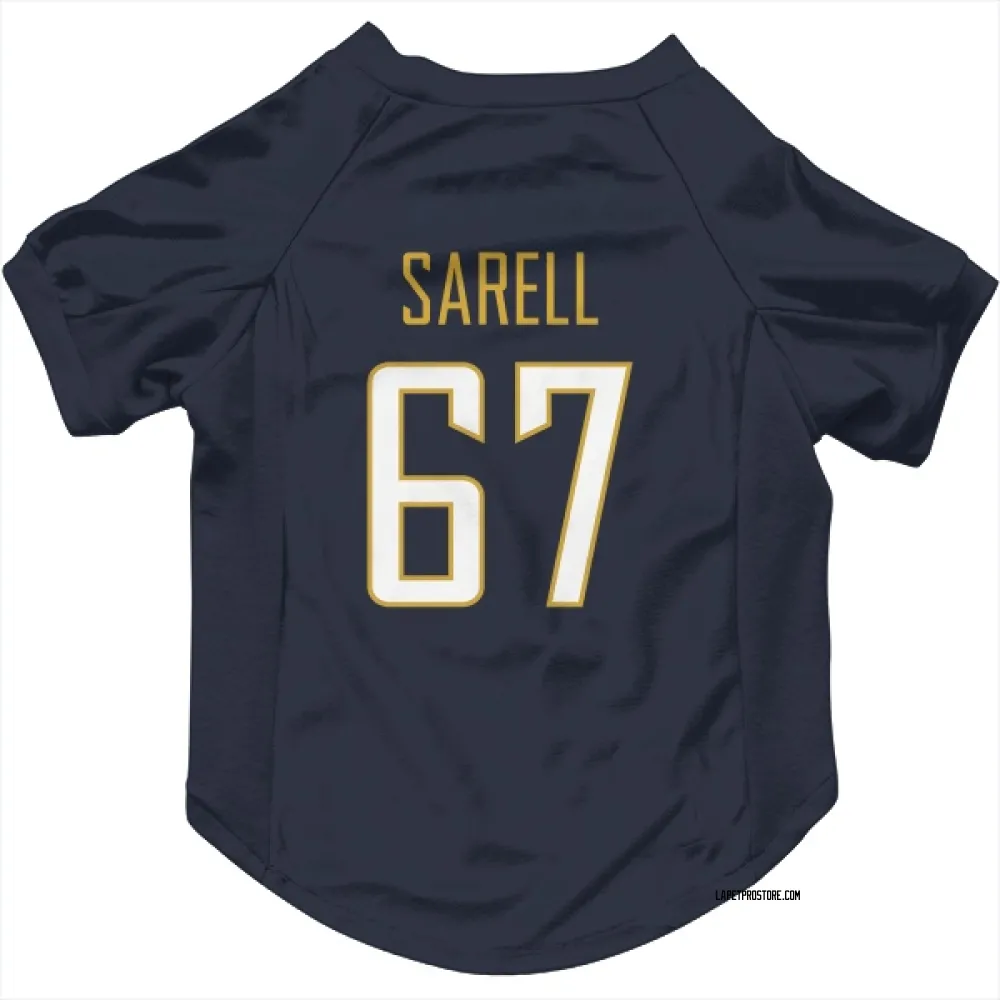 Los Angeles Chargers Foster Sarell Navy Pet Jersey for Dog & Cat