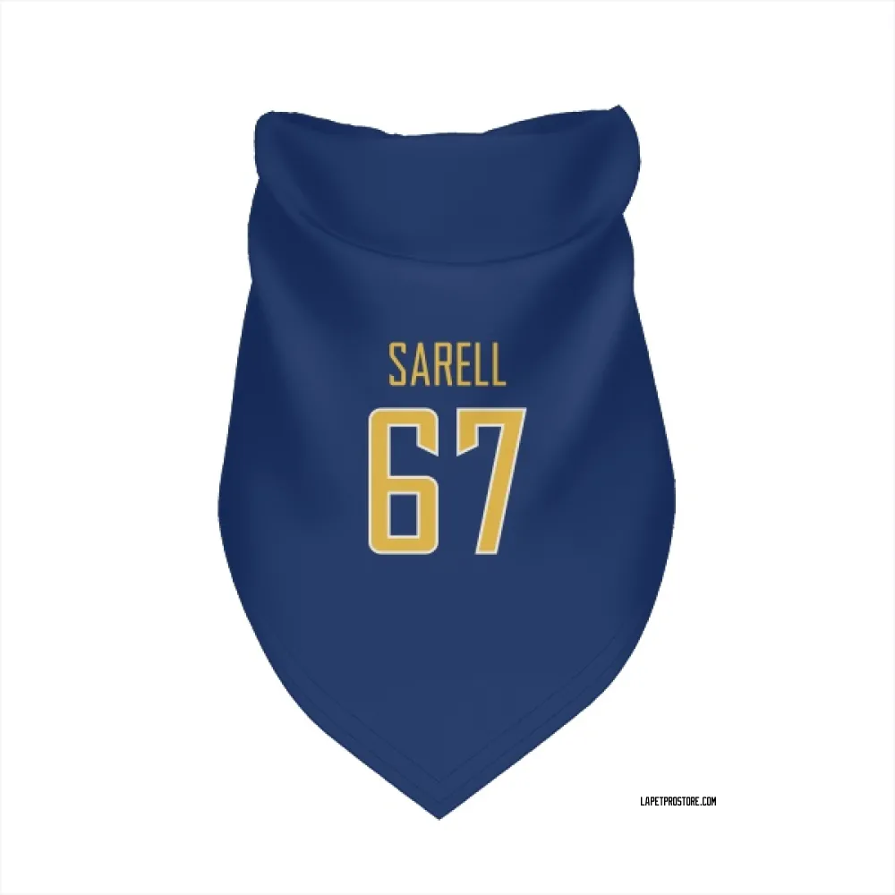 Los Angeles Chargers Foster Sarell Royal Gold Pet Bandana for Dog & Cat