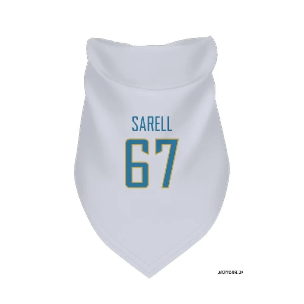 Los Angeles Chargers Foster Sarell White Pet Bandana for Dog & Cat