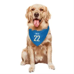 Los Angeles Chargers Genesis Smith Powder Blue Pet Bandana for Dog & Cat