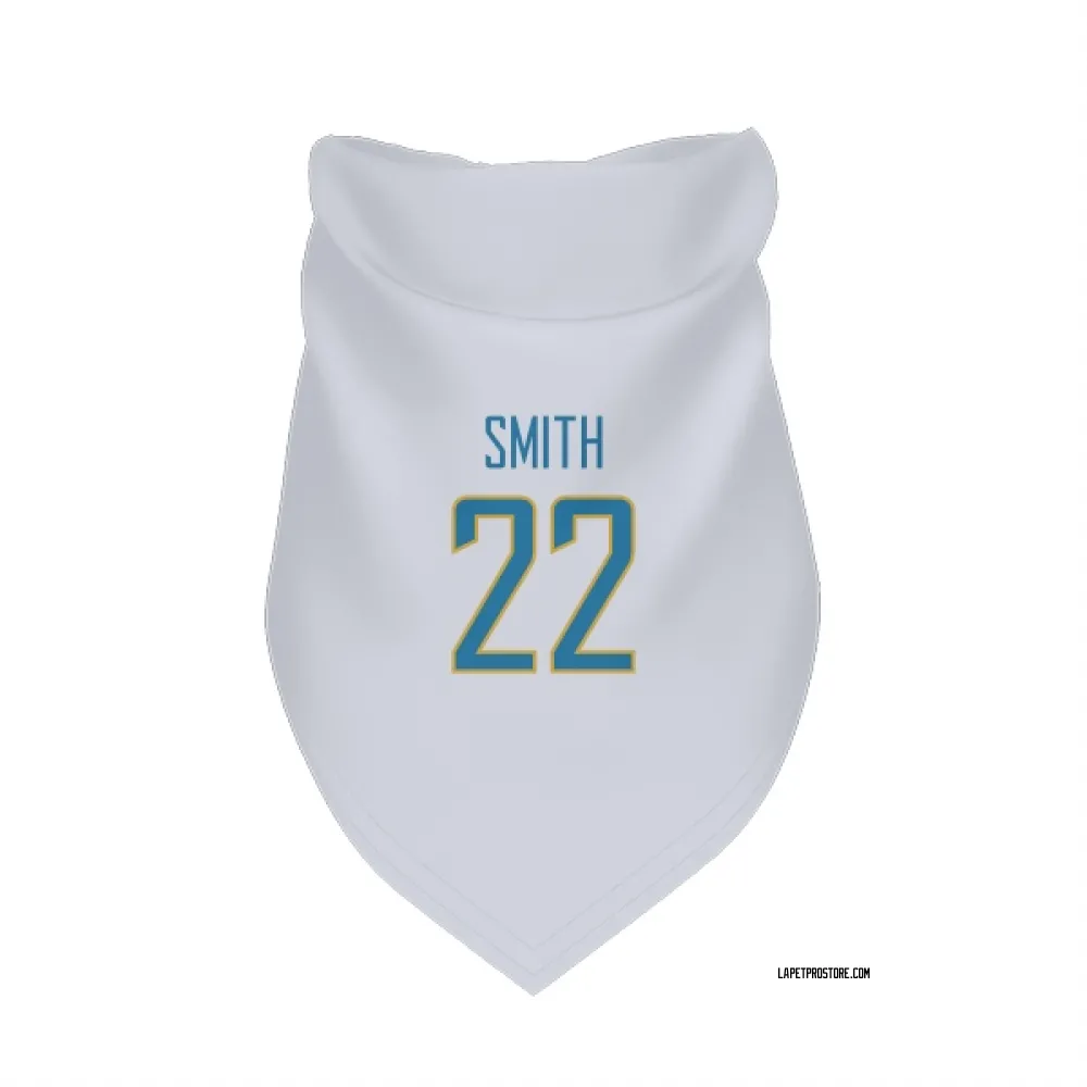 Los Angeles Chargers Genesis Smith White Pet Bandana for Dog & Cat