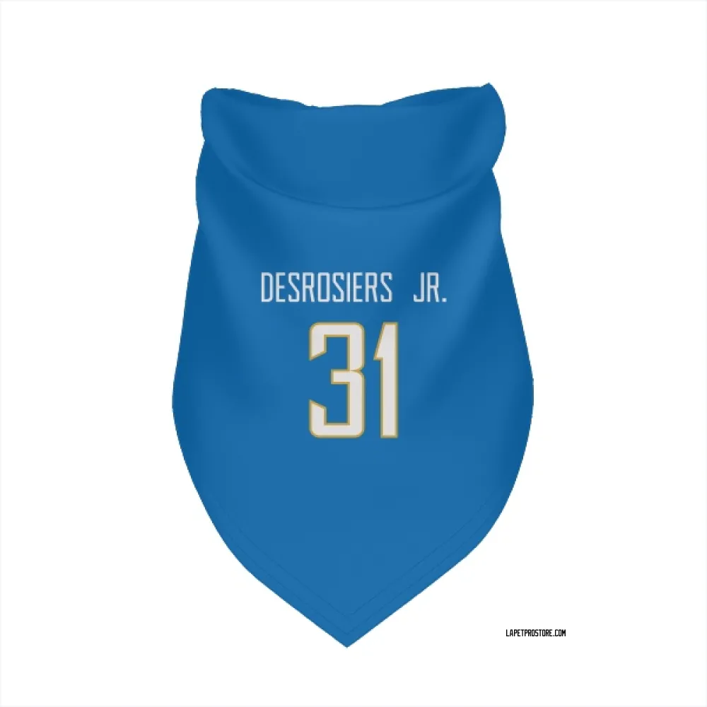 Los Angeles Chargers Greg Desrosiers Jr. Powder Blue Pet Bandana for Dog & Cat